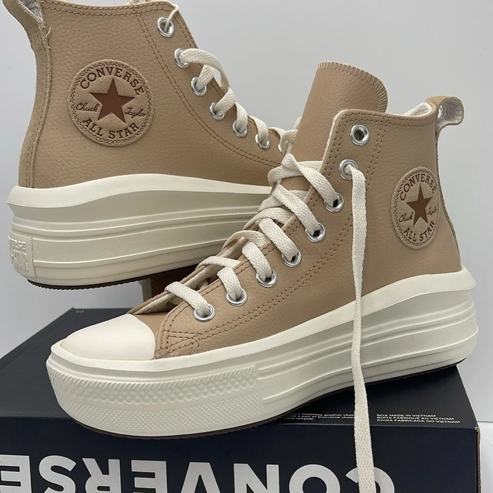 Converse WMNS Tan High-Top Leather Platform Sneakers A09261C
CTAS MOVE HI WARM - Picture 10 of 16